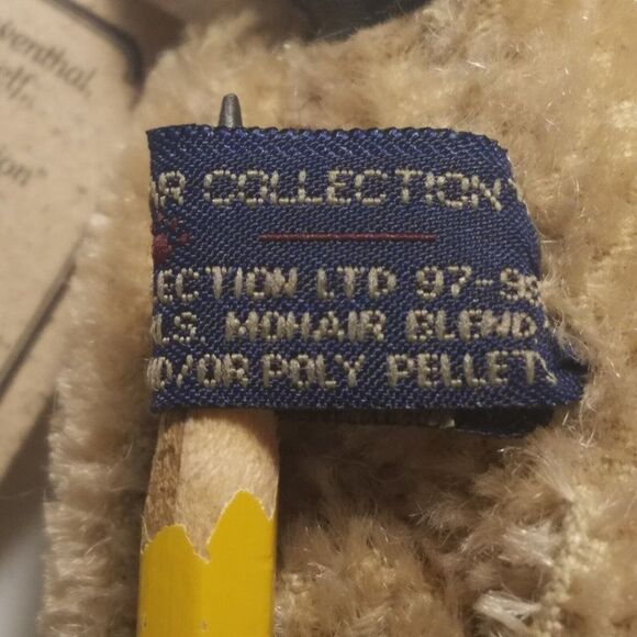 Boyds Collection Mohair Bear Lindbergh Cattington Vintage Retired 97 - 98 - Picture 6 of 10